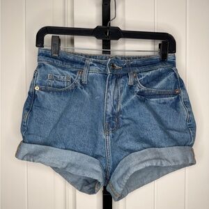 Wild Fable Women’s Highest Rise Mom Denim Blue Shorts